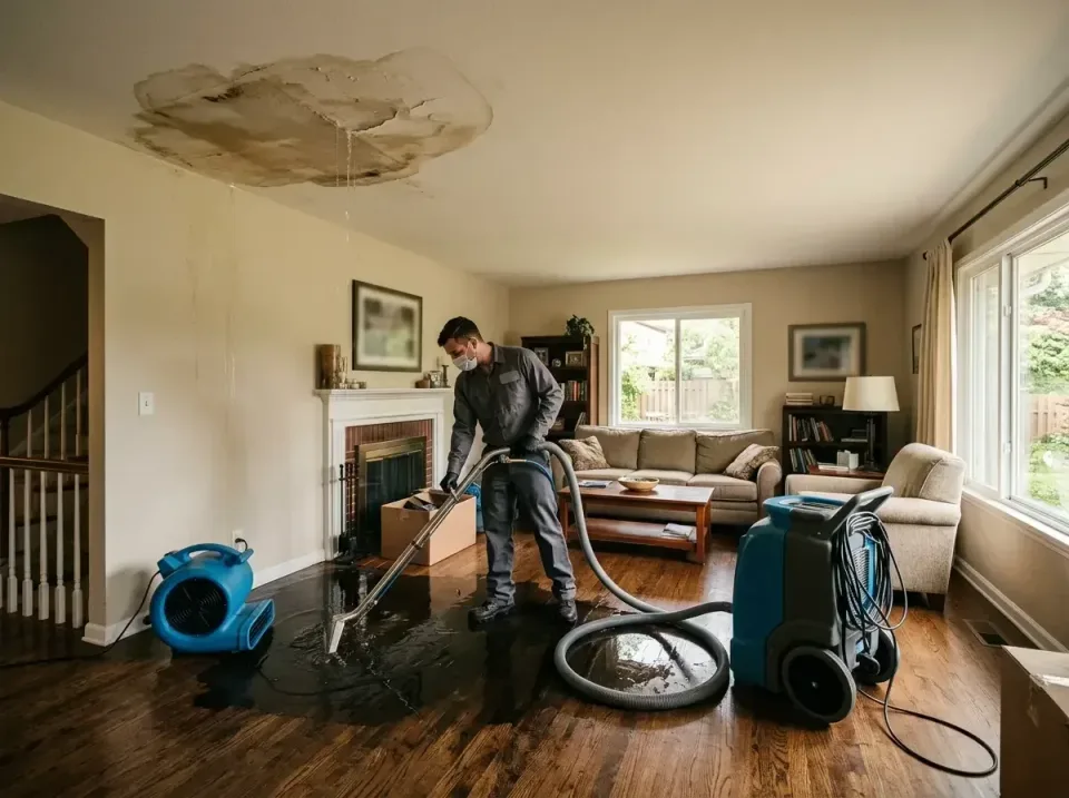attic-pipe-burst-ceiling-drip-008 — frequently asked questions, Water Damage Restoration & Carpet Care in Powell, TN